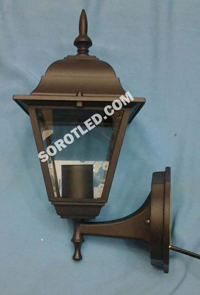 Lampu Taman Dinding Model Kaca Transparan